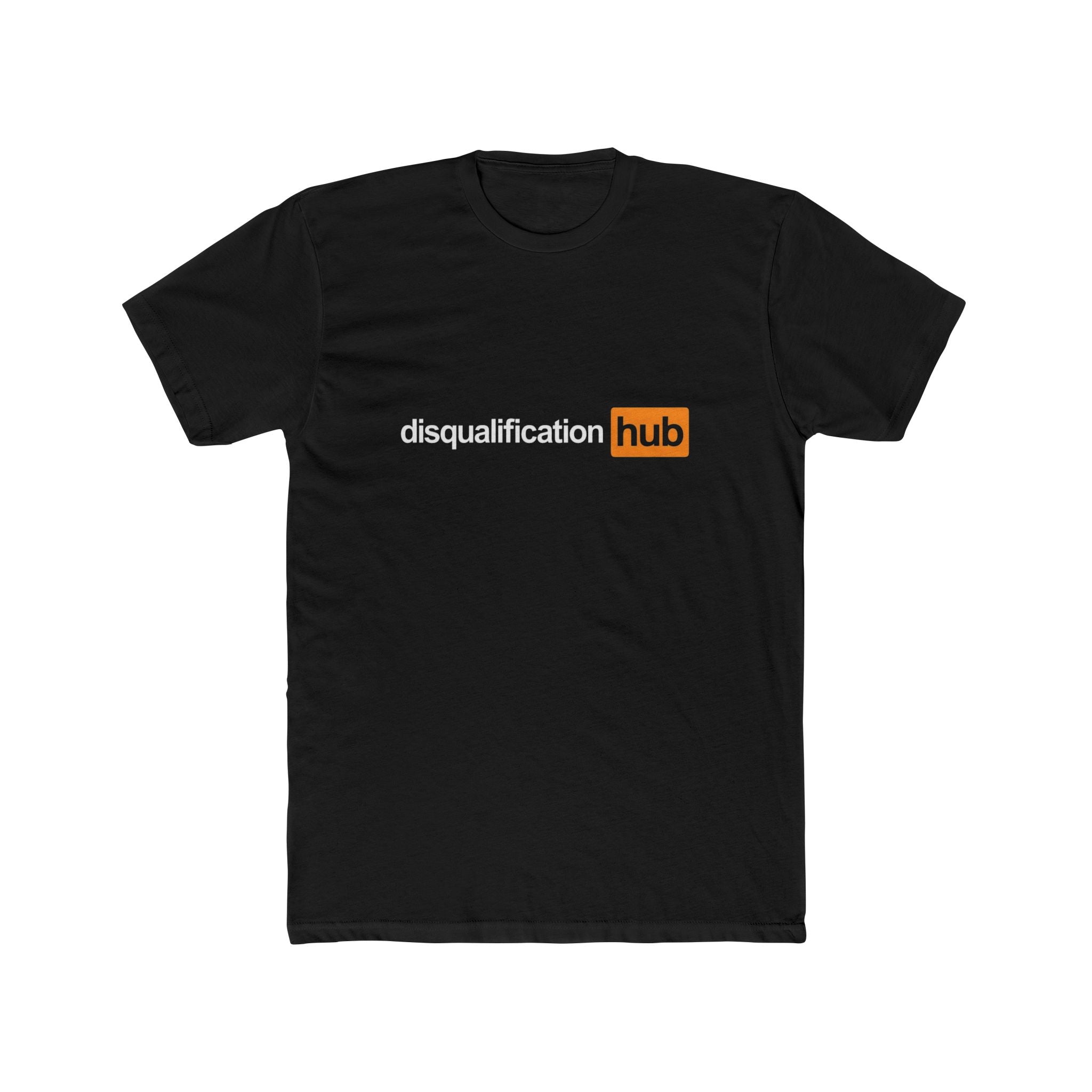 Hub Logo Chest Tee — Minimal Retro Graphic T-Shirt