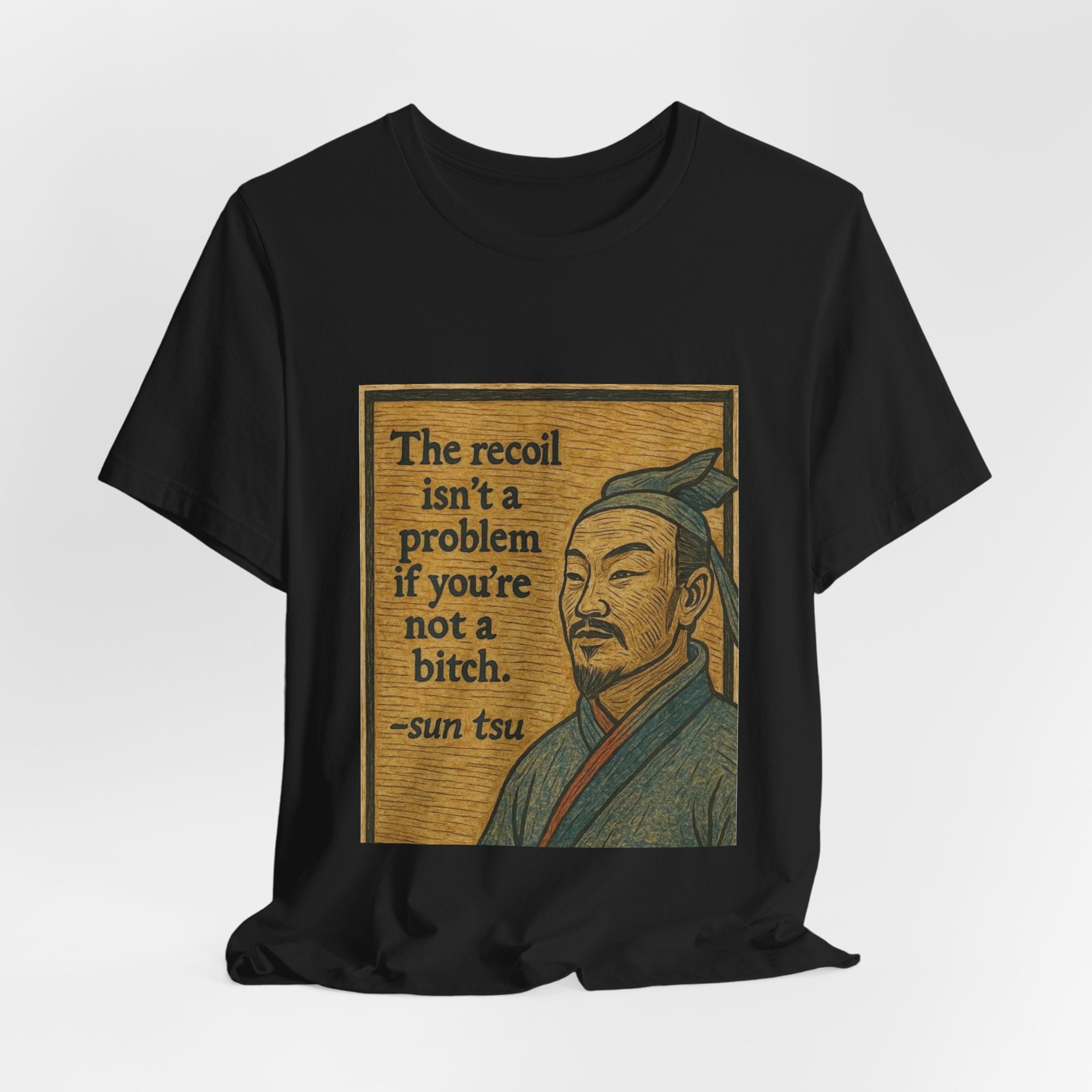 Sun Tzu Recoil Tee — Funny Tactical Quote T-Shirt