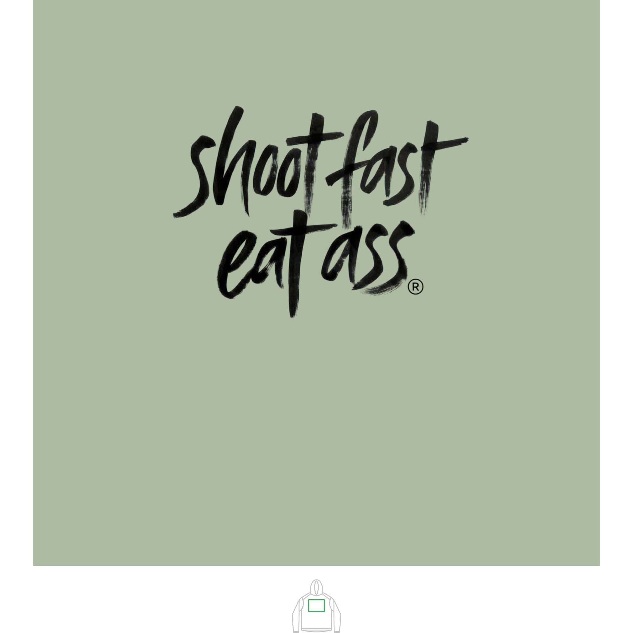 Shot Fast, Eat Ass hooded sun shirt