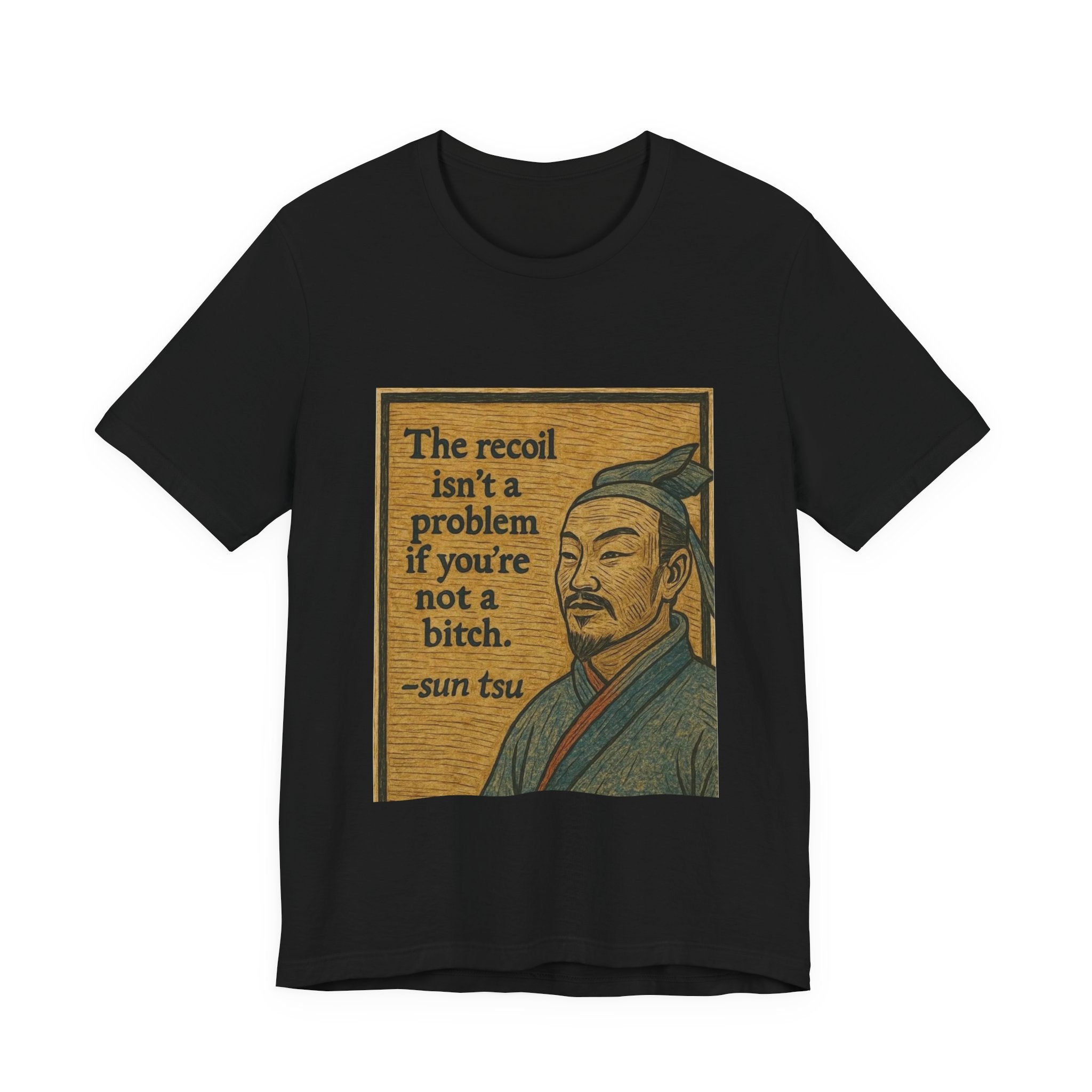 Sun Tzu Recoil Tee — Funny Tactical Quote T-Shirt
